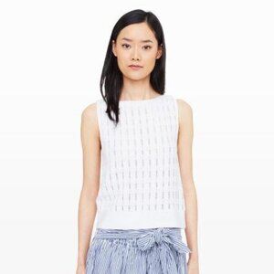 Club Monaco | Ivory Miija Grid Sweater